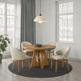 Ozark Walnut Round Dining Table - Ornate Home