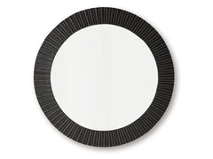 Ozias Black Accent Mirror - Ornate Home