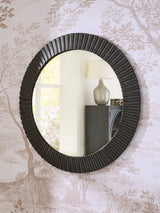 Ozias Black Accent Mirror - Ornate Home