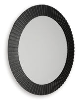 Ozias Black Accent Mirror - Ornate Home