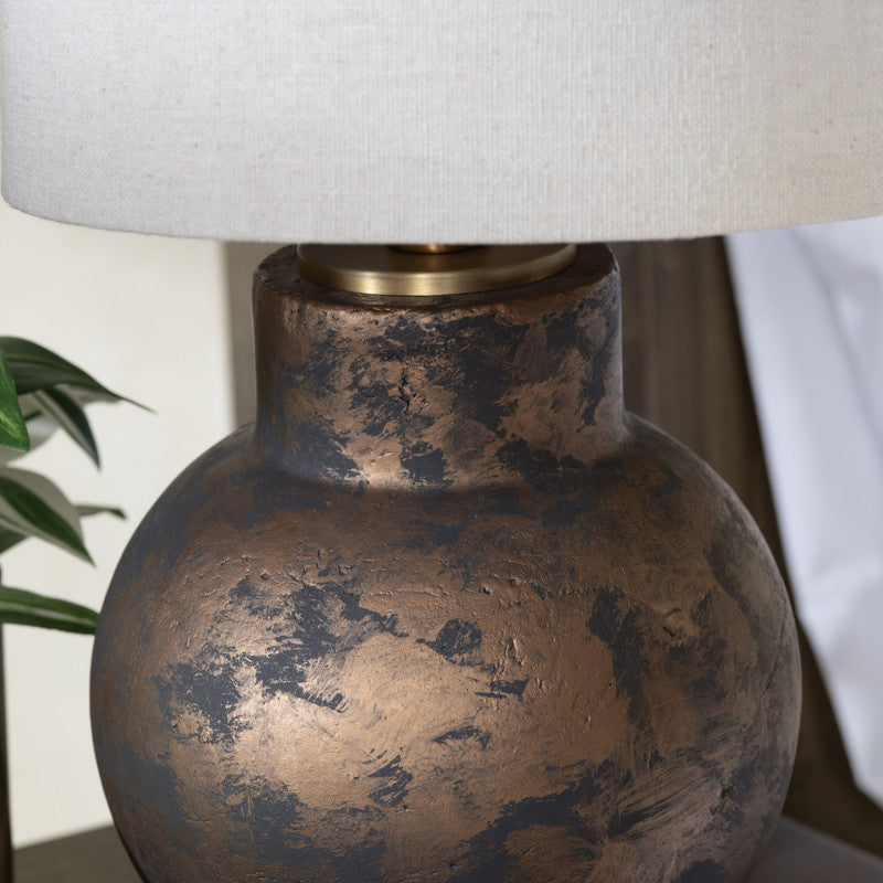 Ozzy Bronze/Black Table Lamp - Ornate Home
