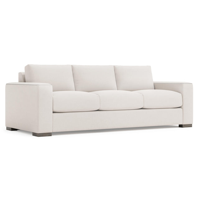 Vaughn Aged Grey - Cerused Sofa Without Pillows
