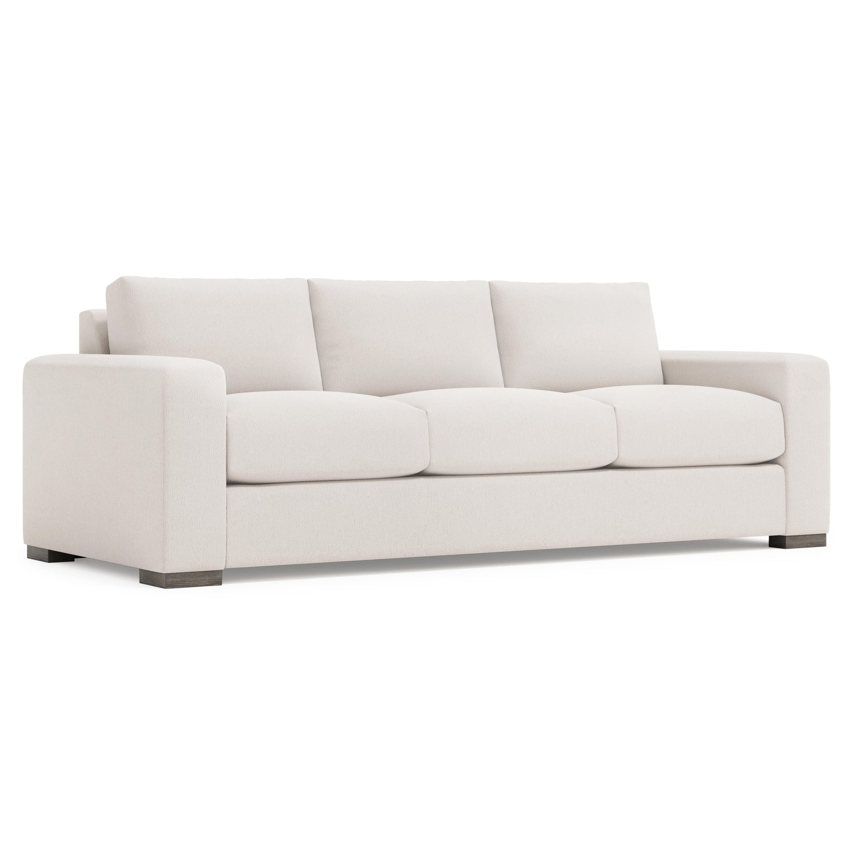 Vaughn Aged Grey - Cerused Sofa Without Pillows