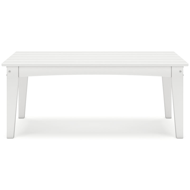 Hyland wave White Outdoor Coffee Table - Ornate Home