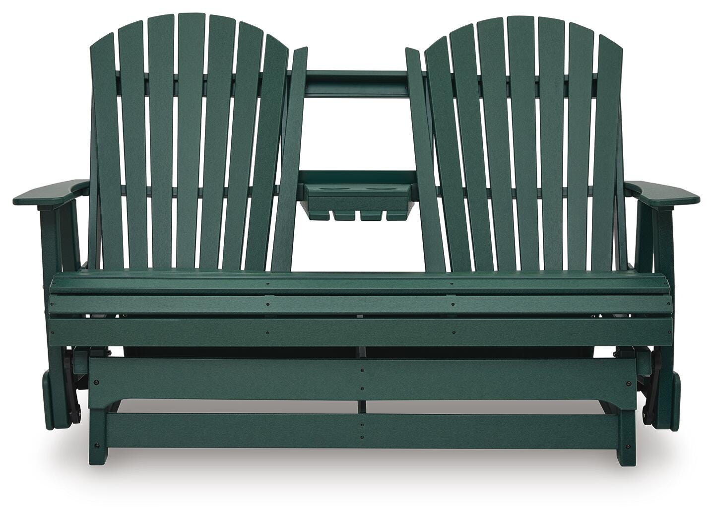 Hyland Green Outdoor Loveseat Glider