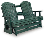 Hyland Green Outdoor Loveseat Glider