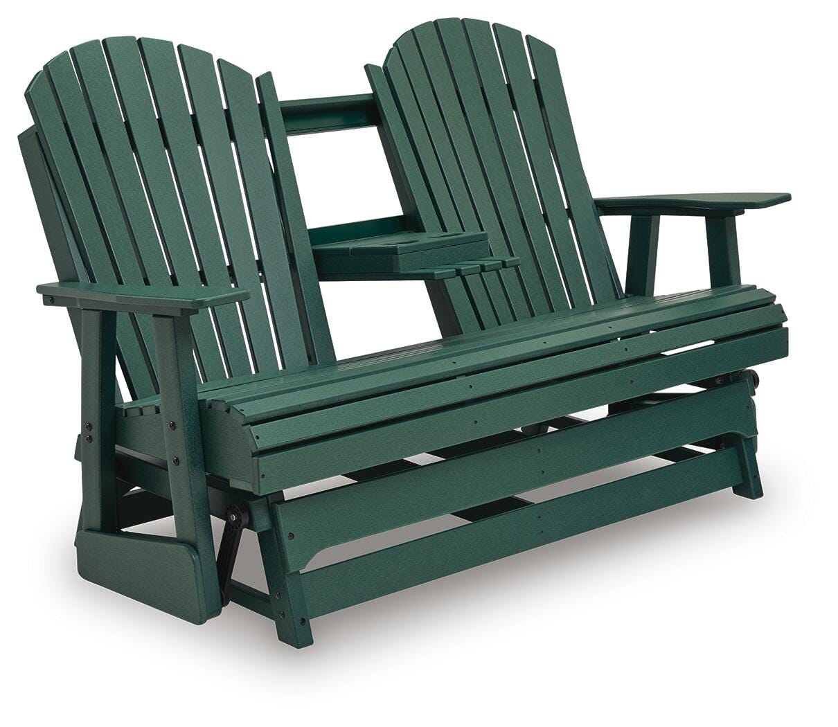 Hyland Green Outdoor Loveseat Glider
