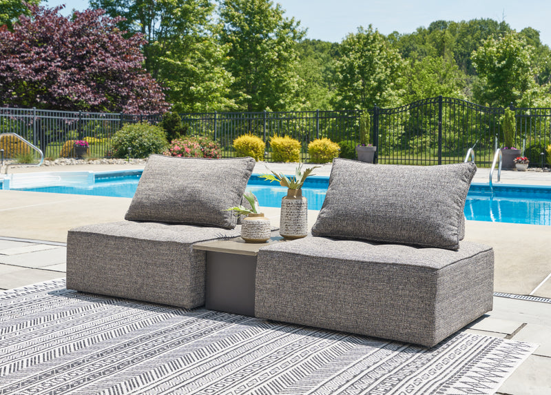 Bree Zee Brown 3-Piece Outdoor Sectional - Ornate Home