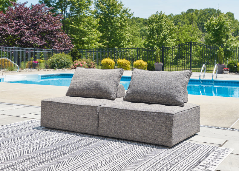 Bree Zee Brown 2-Piece Outdoor Sectional - Ornate Home