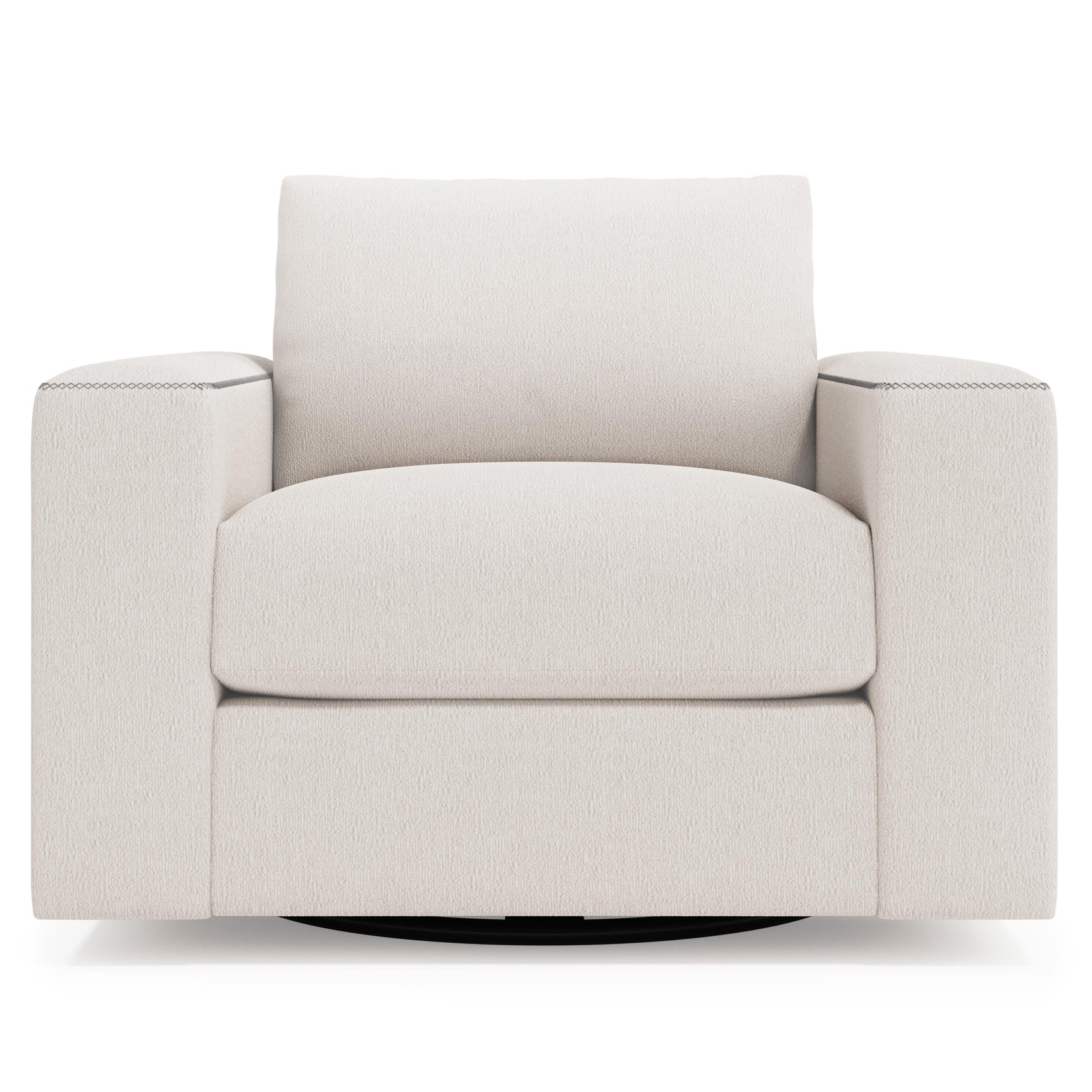 Vaughn Black Swivel Chair
