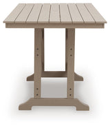 Sandy Dune Medium Brown Outdoor Counter Height Dining Table