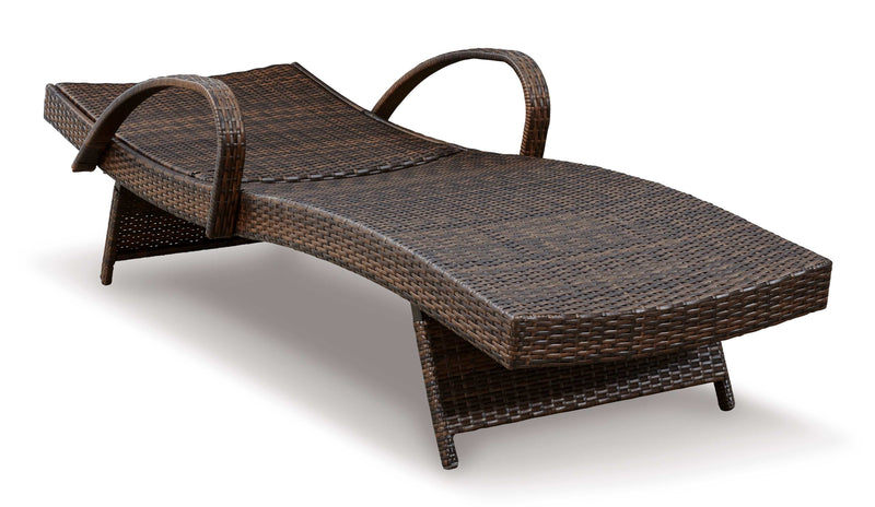 Kantana Brown Chaise Lounge (set of 2) - Ornate Home