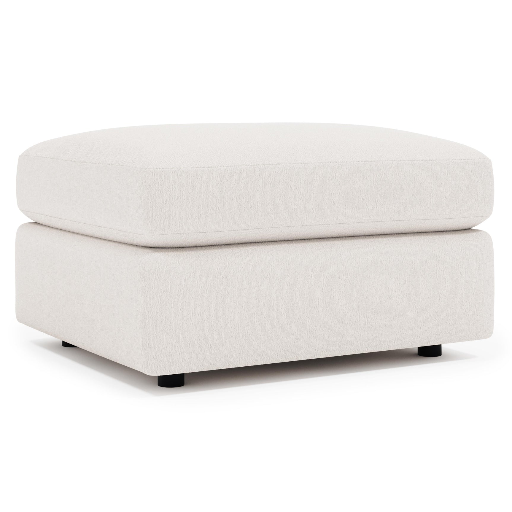 Serena Ivory Ottoman