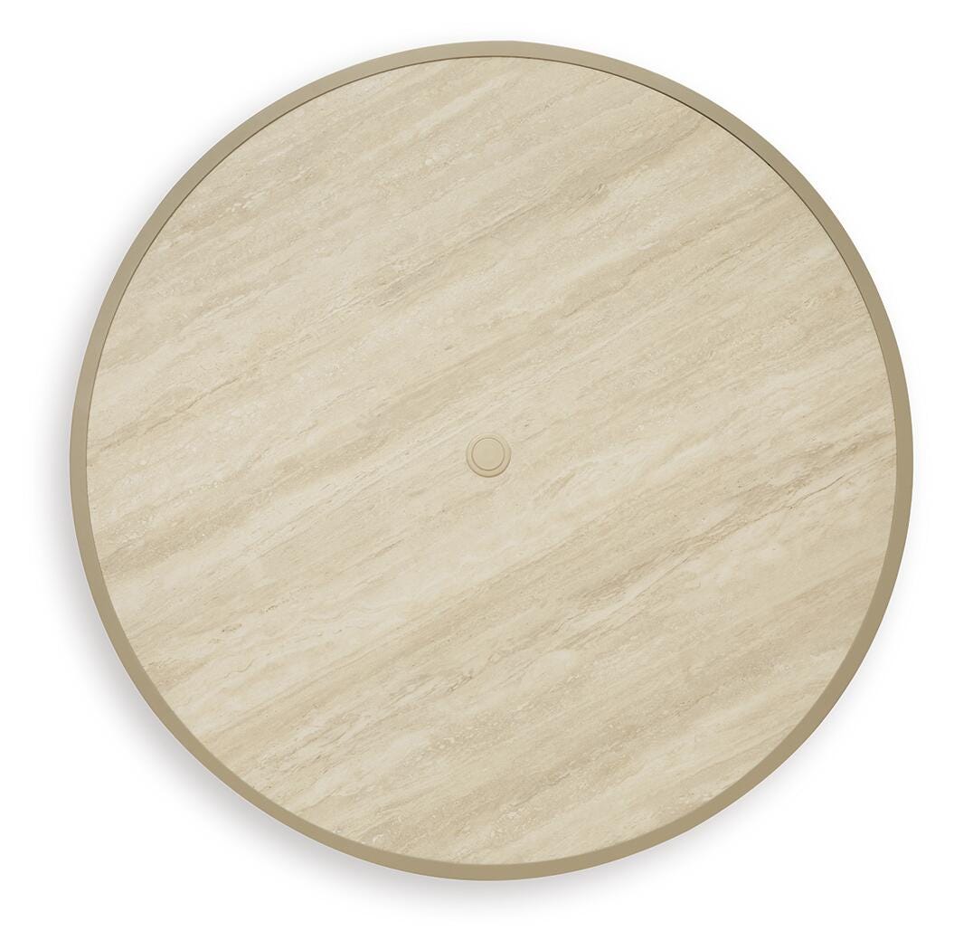 Ocean Park Beige Outdoor Dining Table