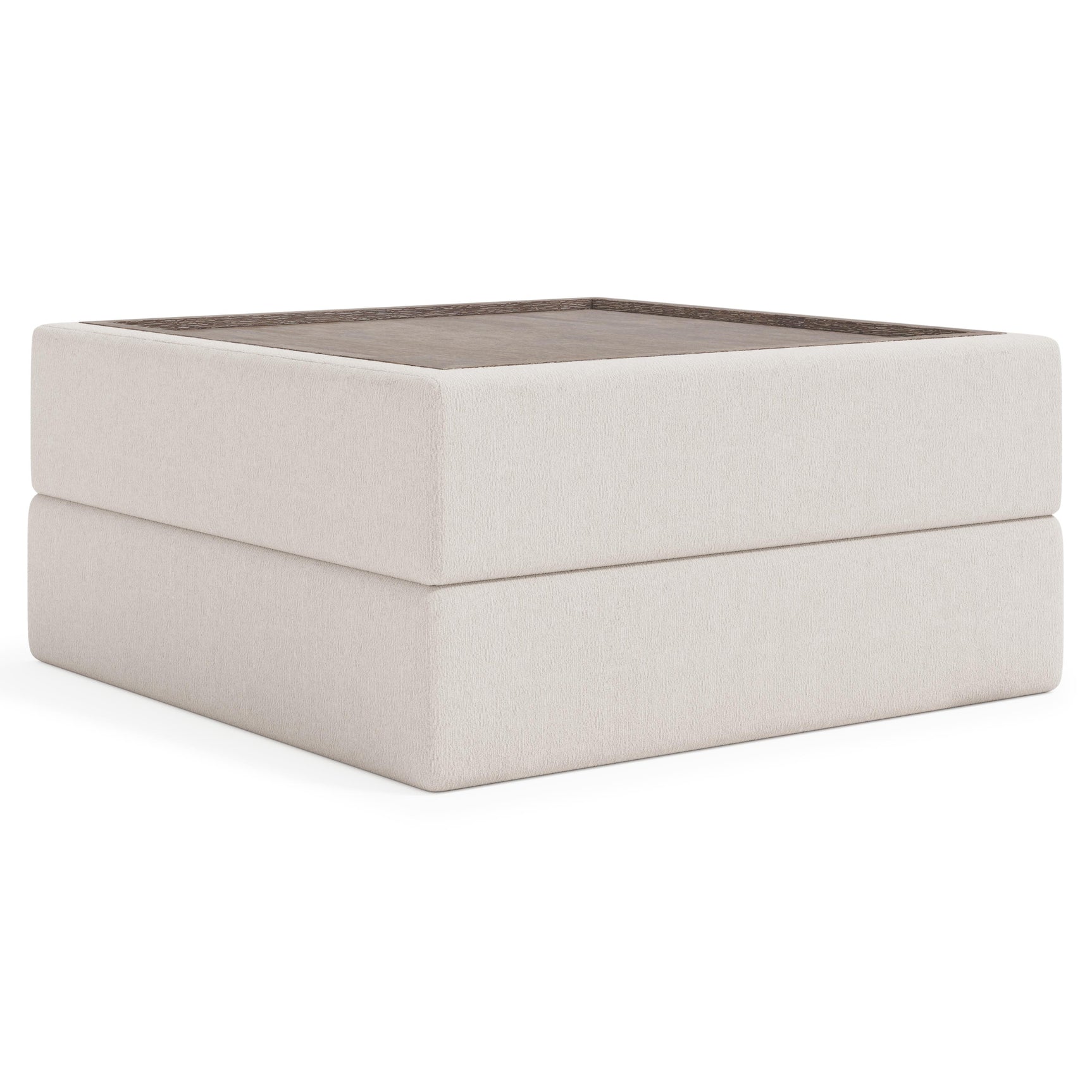 Vista Gray Ottoman