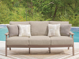 Cliffs Beach Driftwood Outdoor Sofa with Cushion