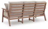Cliffs Beach Driftwood Outdoor Sofa with Cushion