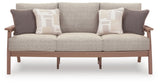 Cliffs Beach Driftwood Outdoor Sofa with Cushion