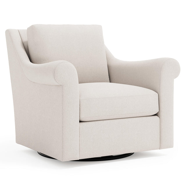 Keirnan Ivory Swivel Chair