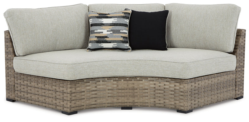 Calworth Beige 2-Piece Outdoor Sectional - Ornate Home