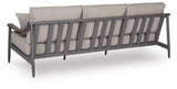 North Island Gray Outdoor Sofa with Cushion