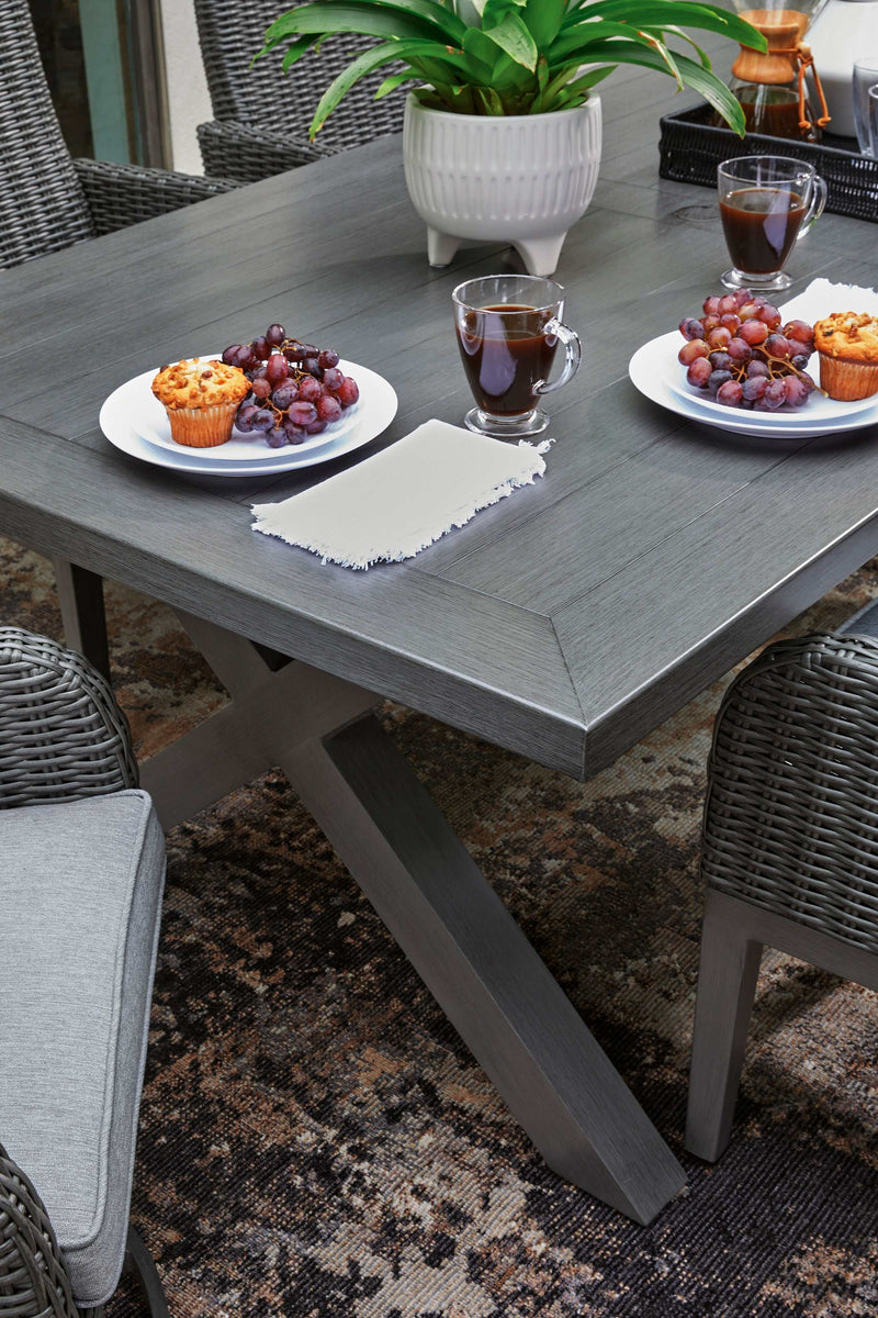 Elite Park Gray Outdoor Dining Table - Ornate Home