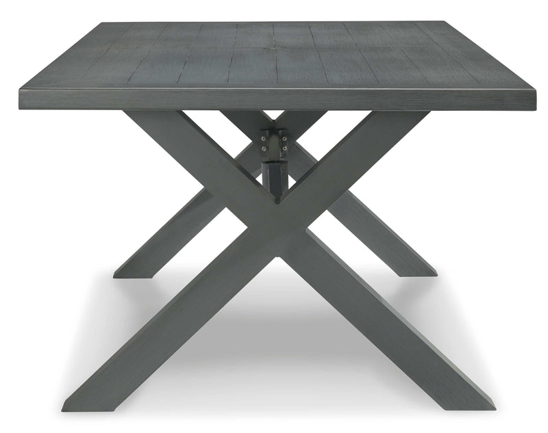 Elite Park Gray Outdoor Dining Table - Ornate Home