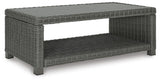 Elite Park Gray Outdoor Coffee Table and End Table