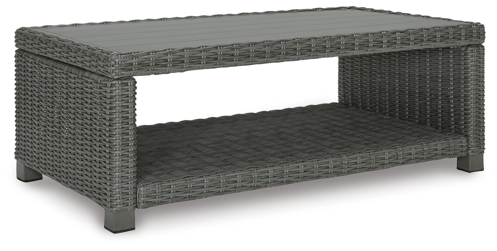 Elite Park Gray Outdoor Coffee Table and End Table