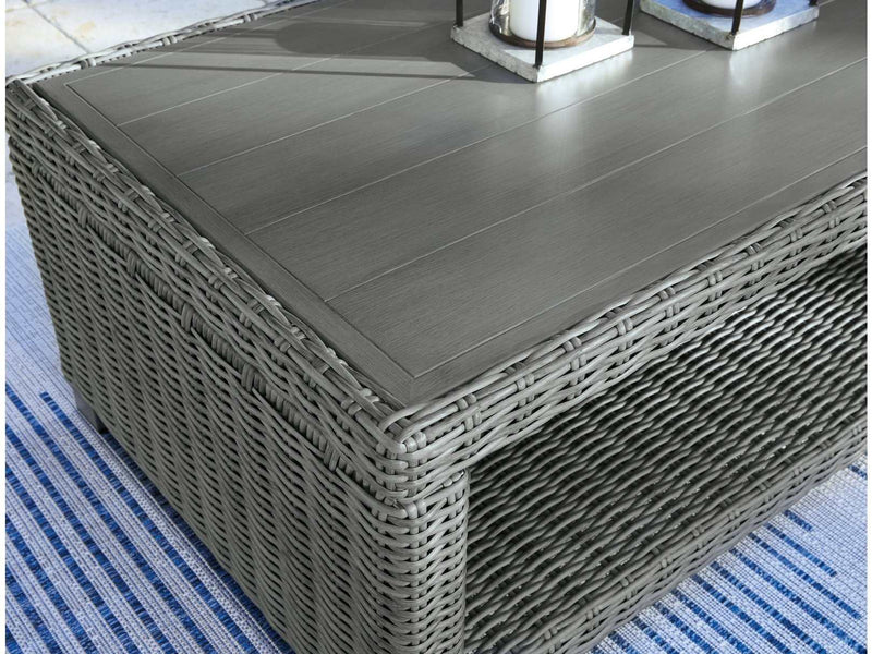Elite Park Gray Outdoor Coffee Table - Ornate Home