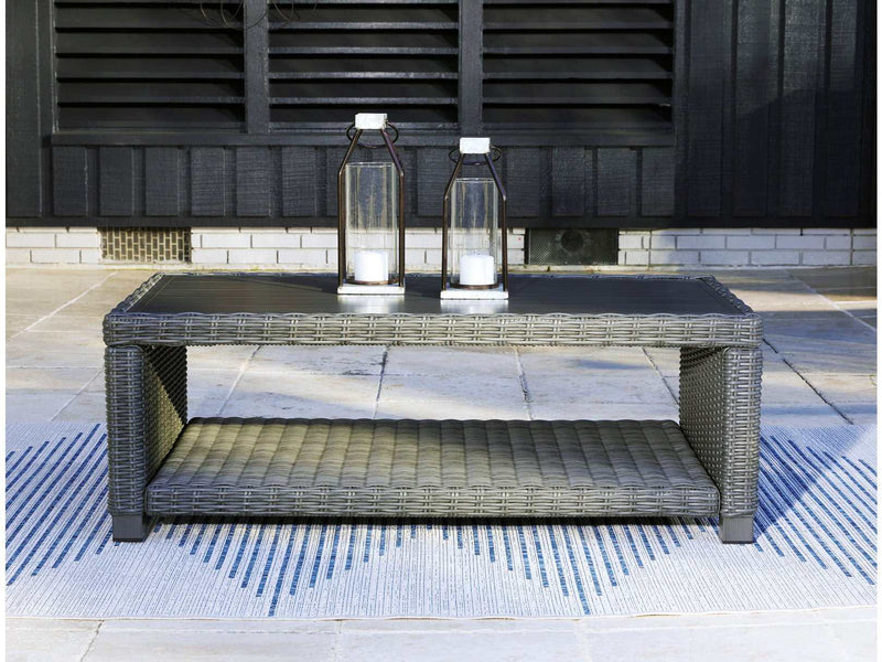 Elite Park Gray Outdoor Coffee Table - Ornate Home