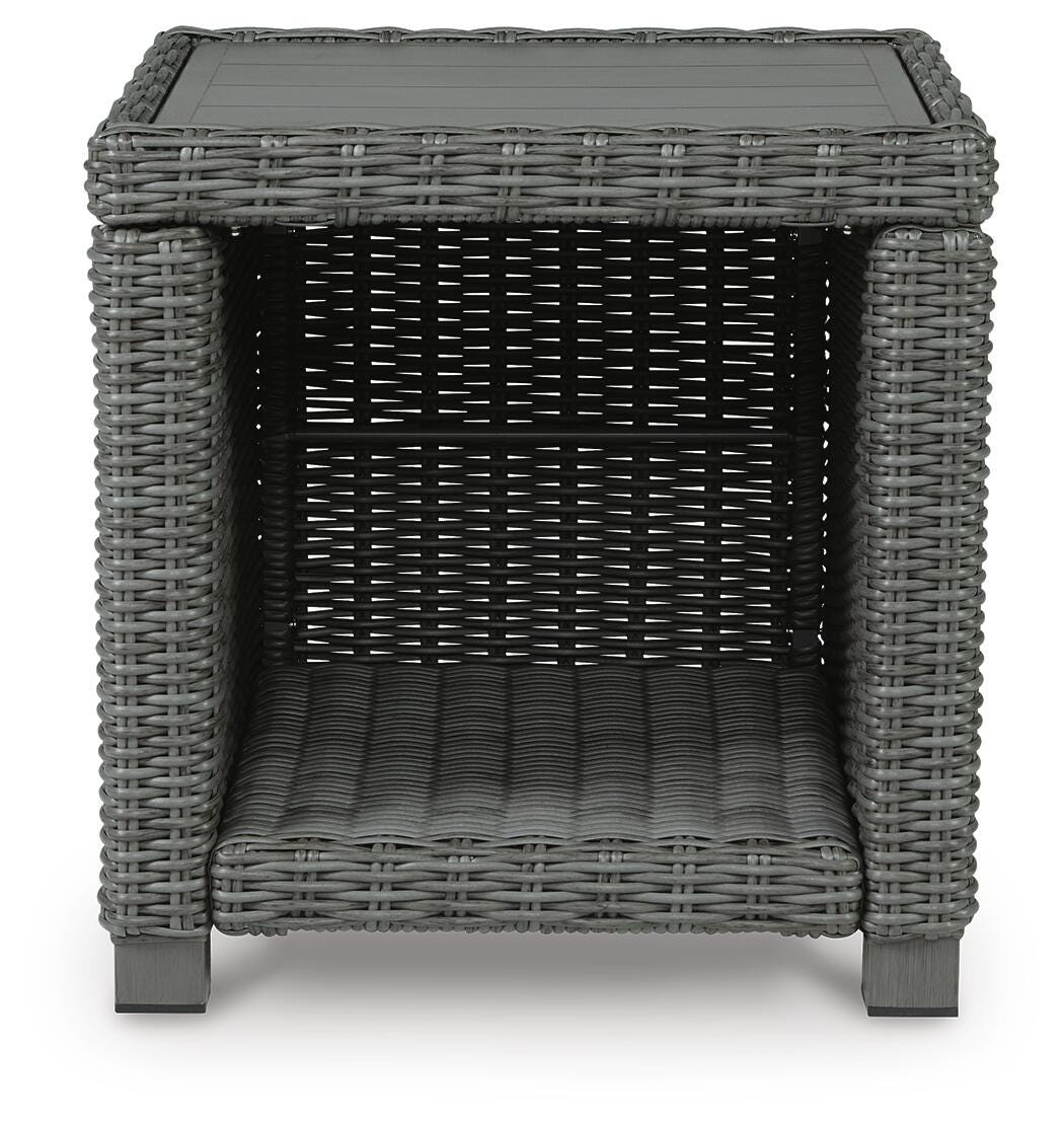 Elite Park Gray Outdoor Coffee Table and End Table