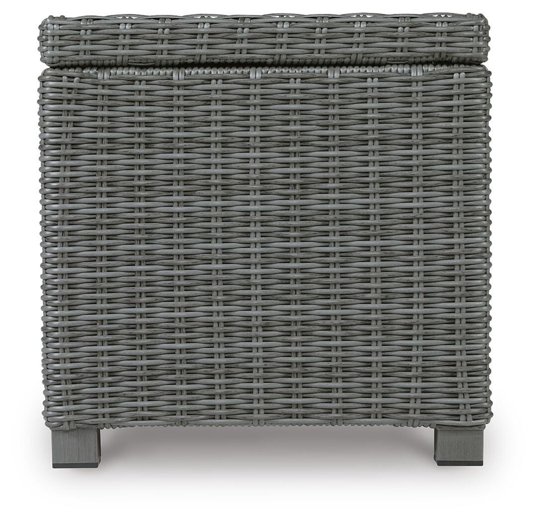 Elite Park Gray Outdoor Coffee Table and End Table