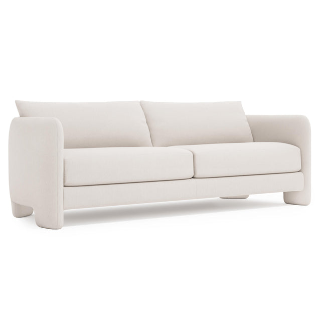 Rowan Ivory Sofa Without Pillows
