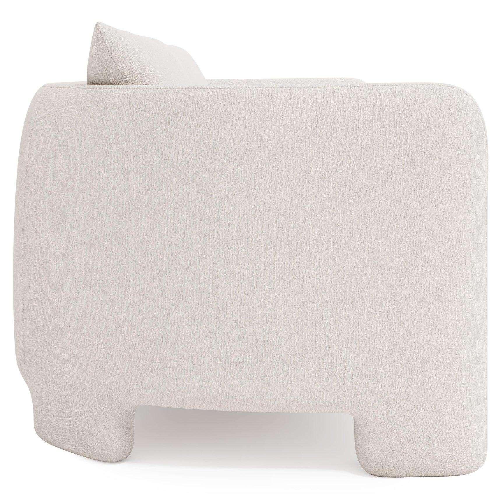 Rowan Ivory Sofa Without Pillows