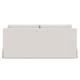 Sutton White Loveseat Without Pillows