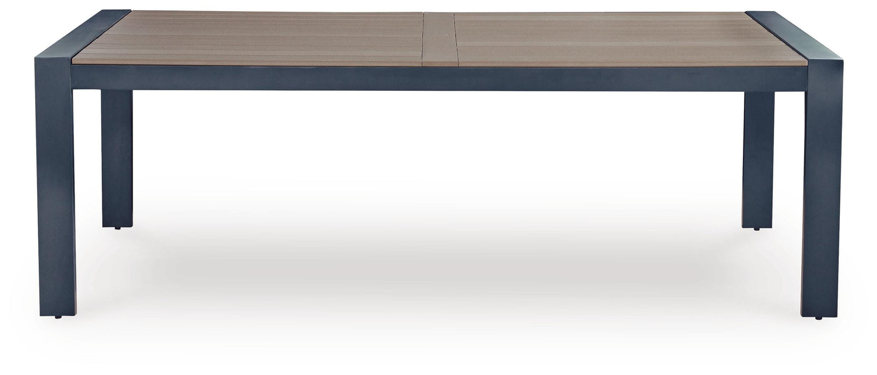 Mabry Shores Navy Blue/Driftwood Outdoor Dining Table