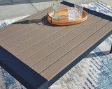Mabry Shores Navy Blue/Driftwood Outdoor Coffee Table
