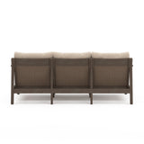 Adams Lane Dark Brown/Beige Outdoor Sofa
