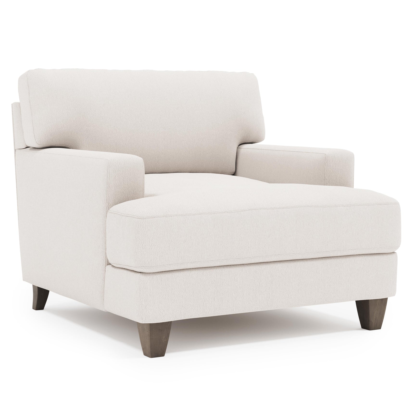 Mila Aged Grey Chair Without Pillows