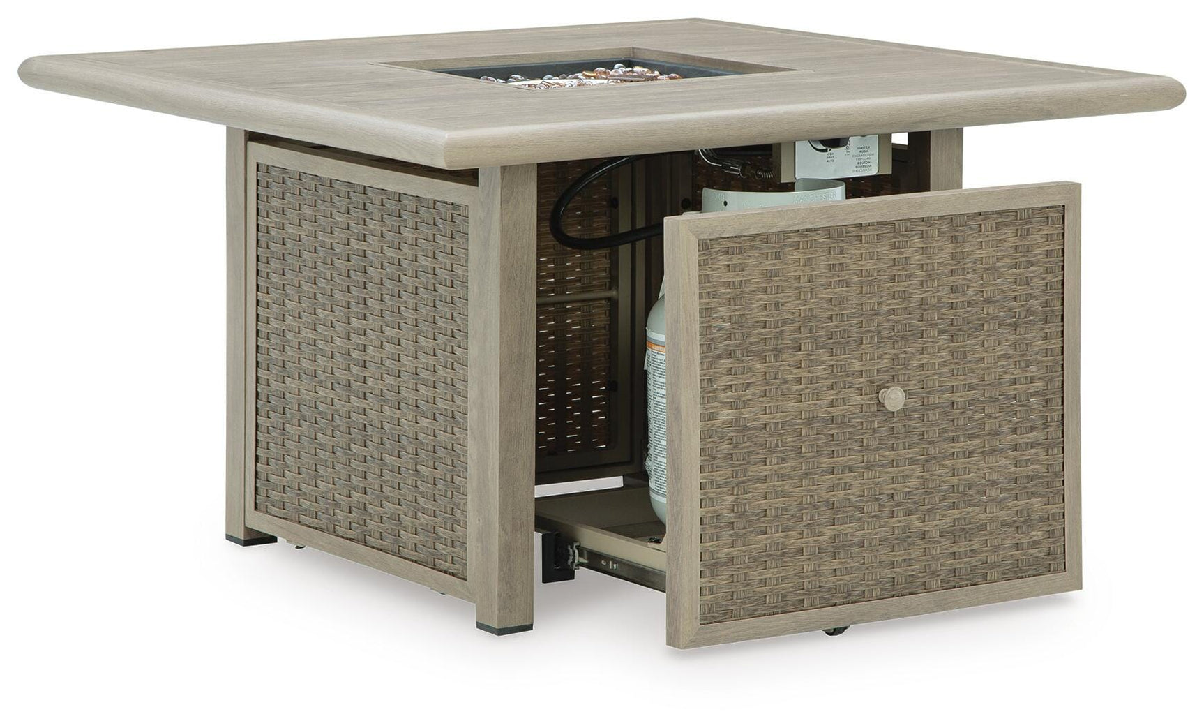 Carisbo Beige Fire Pit Table