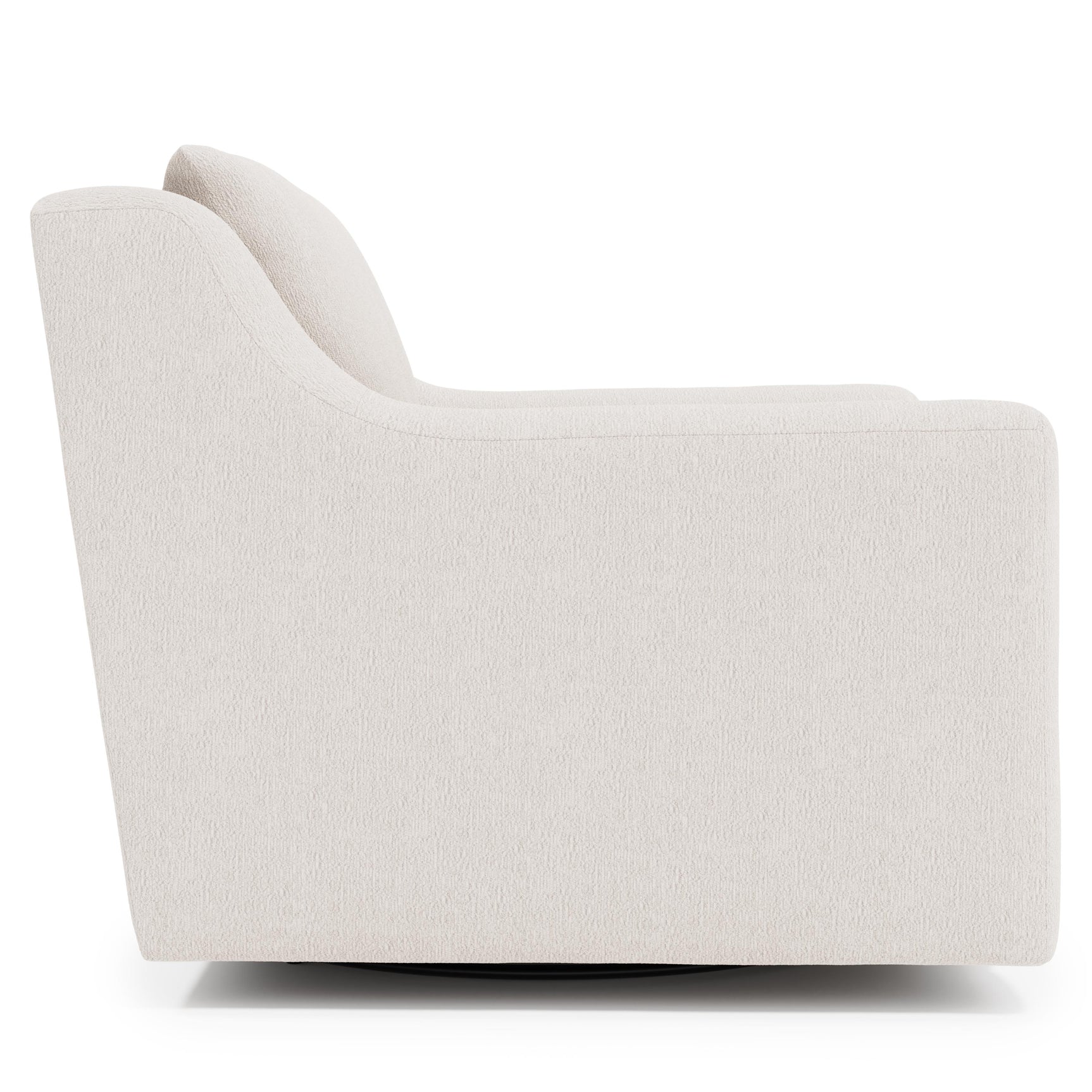 Gabi Ivory Swivel Chair Without Pillows