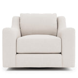 Gabi Ivory Swivel Chair Without Pillows