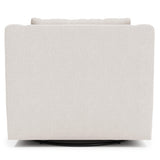 Gabi Ivory Swivel Chair Without Pillows