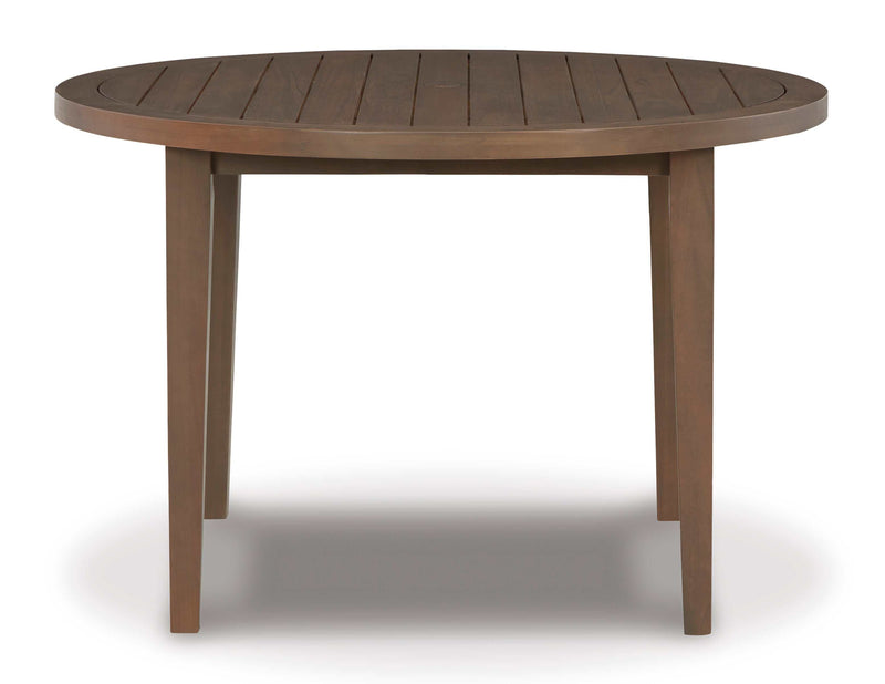 Germalia Brown Outdoor Dining Table - Ornate Home