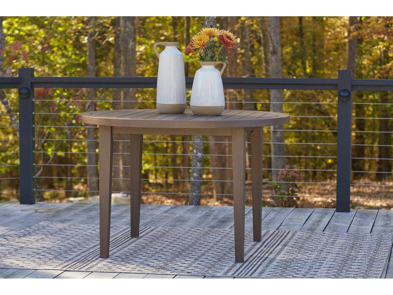 Germalia Brown Outdoor Dining Table - Ornate Home