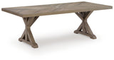 Revare Beach Beige Outdoor Dining Table