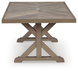 Revare Beach Beige Outdoor Dining Table