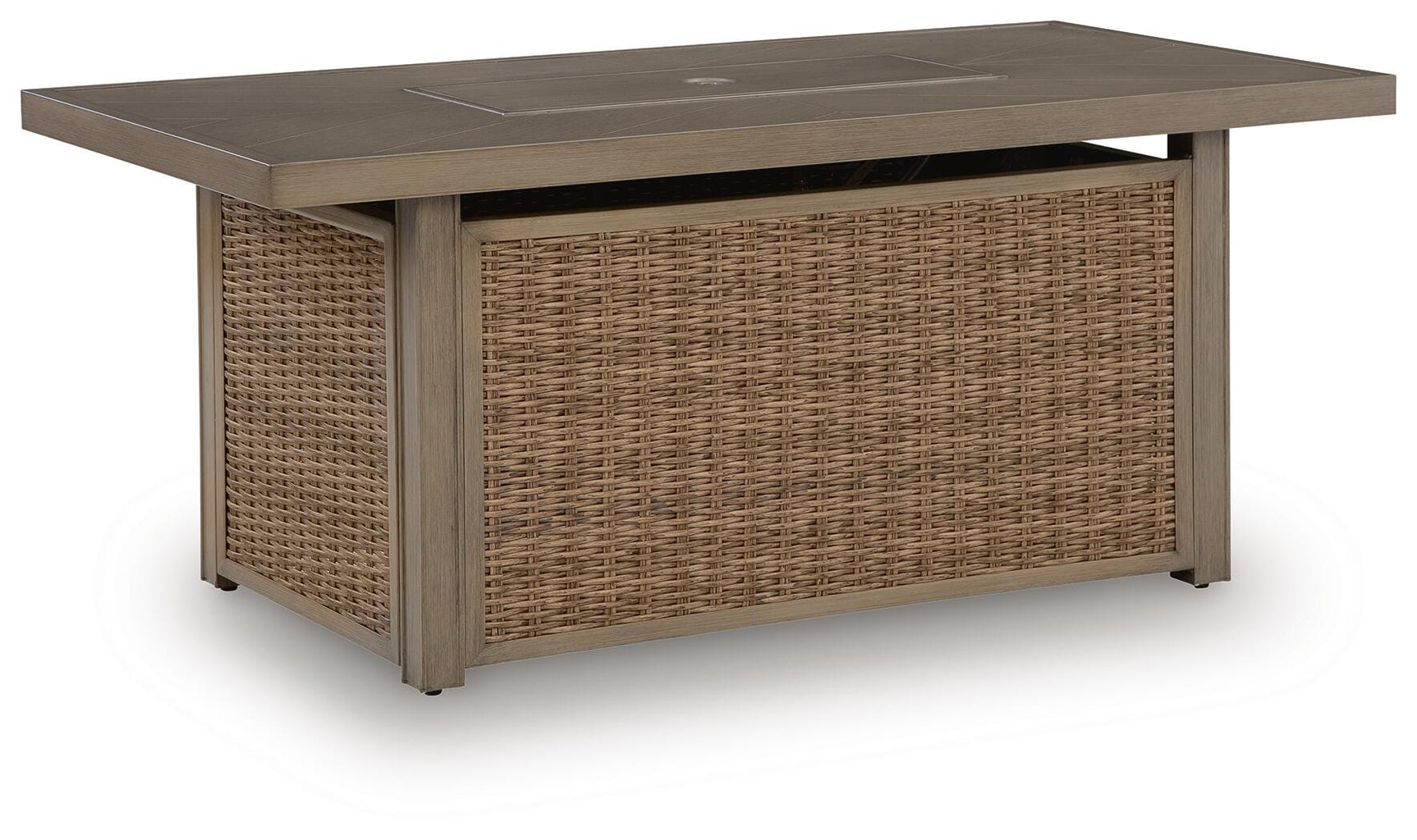 Revare Beach Beige Outdoor Fire Pit Table
