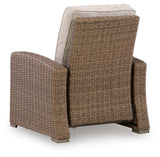 Revare Beach Beige Outdoor Recliner
